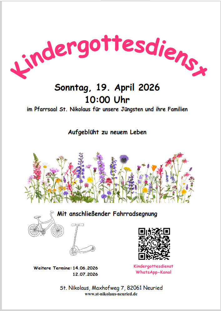 Plakat Kindergottesdienst